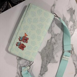 Nintendo Mint Green Wristlet Clutch
